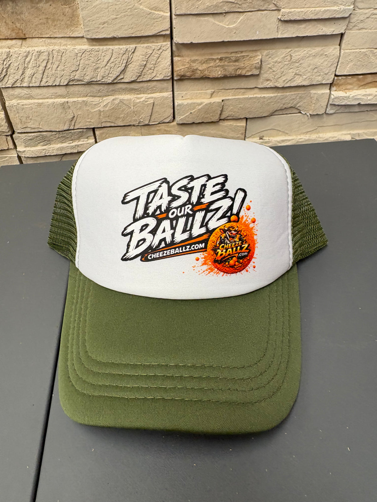 Cheezeballz Official “Taste Our Ballz!” Trucker Hat
