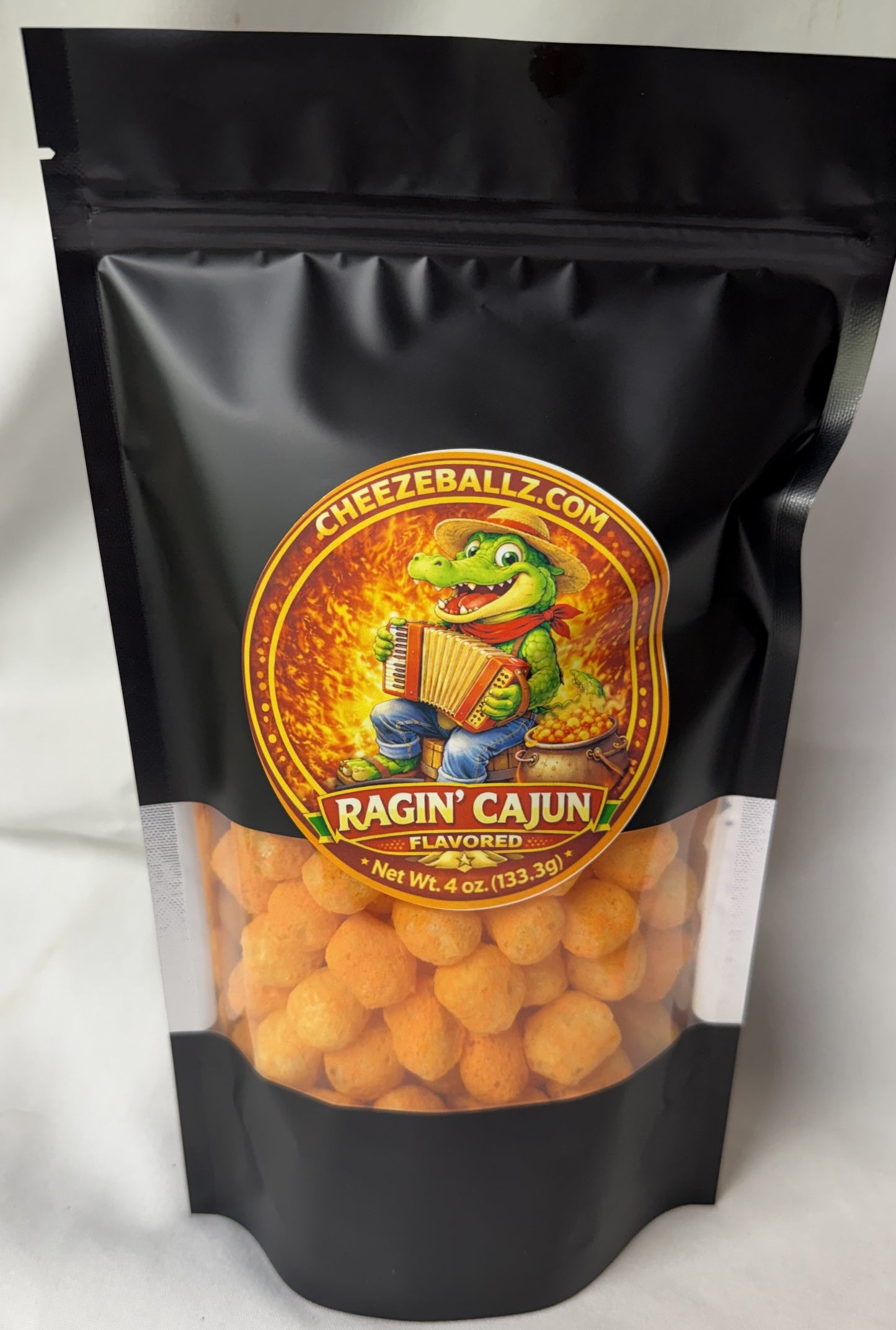 Hot Honey (Sweet & Spicy) - Gourmet Flavored Cheeze Balls - 4 oz. Pouch
