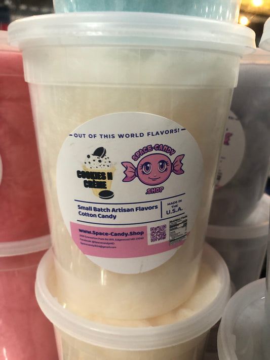 Cookies n Creme Classic Cotton Candy 32 oz. Tub