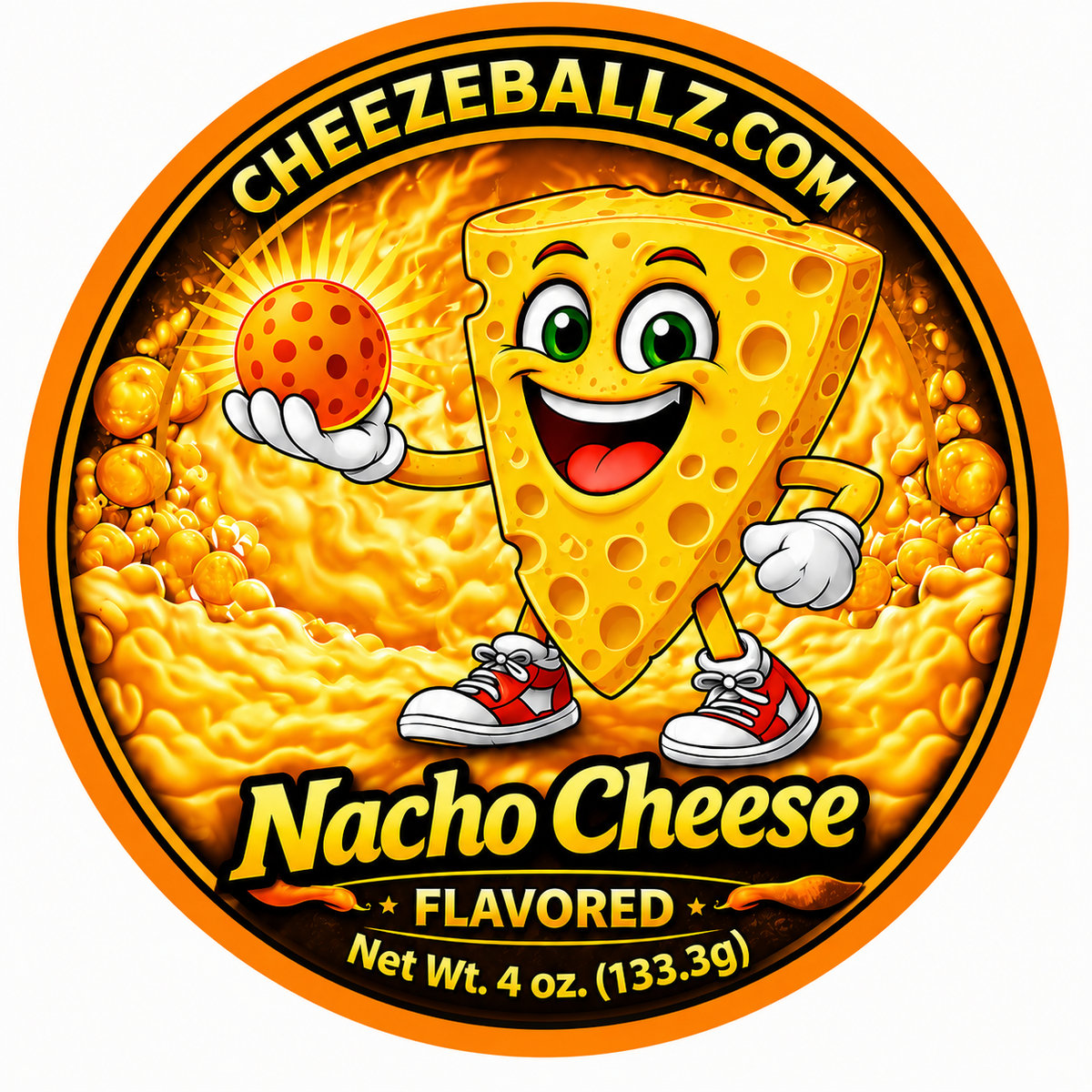 Cheeze Ballz Official 16 oz. Party Tub