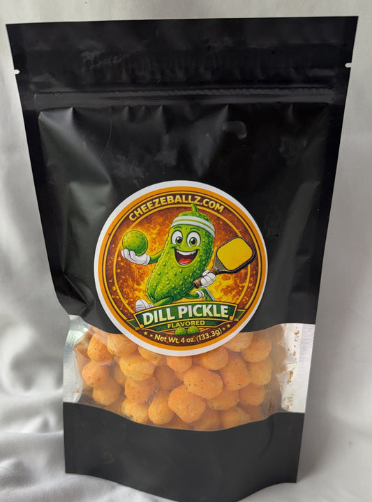 The Big DILL PICKLE - Gourmet Flavored Cheeze Balls - 4 oz. Pouch