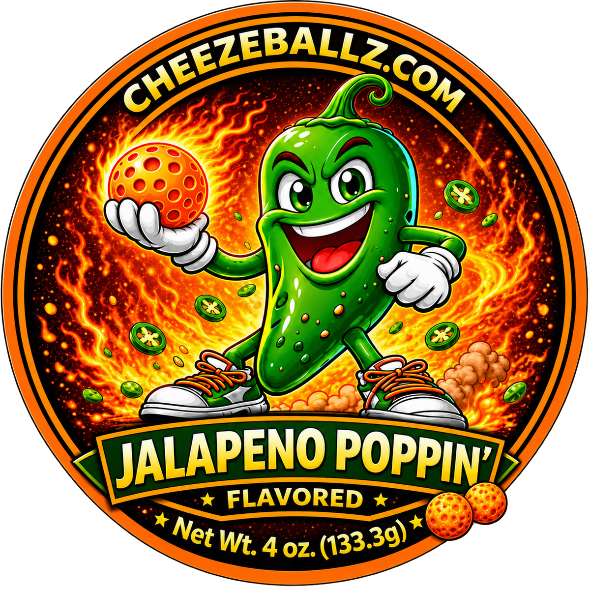 Cheeze Ballz Official 16 oz. Party Tub