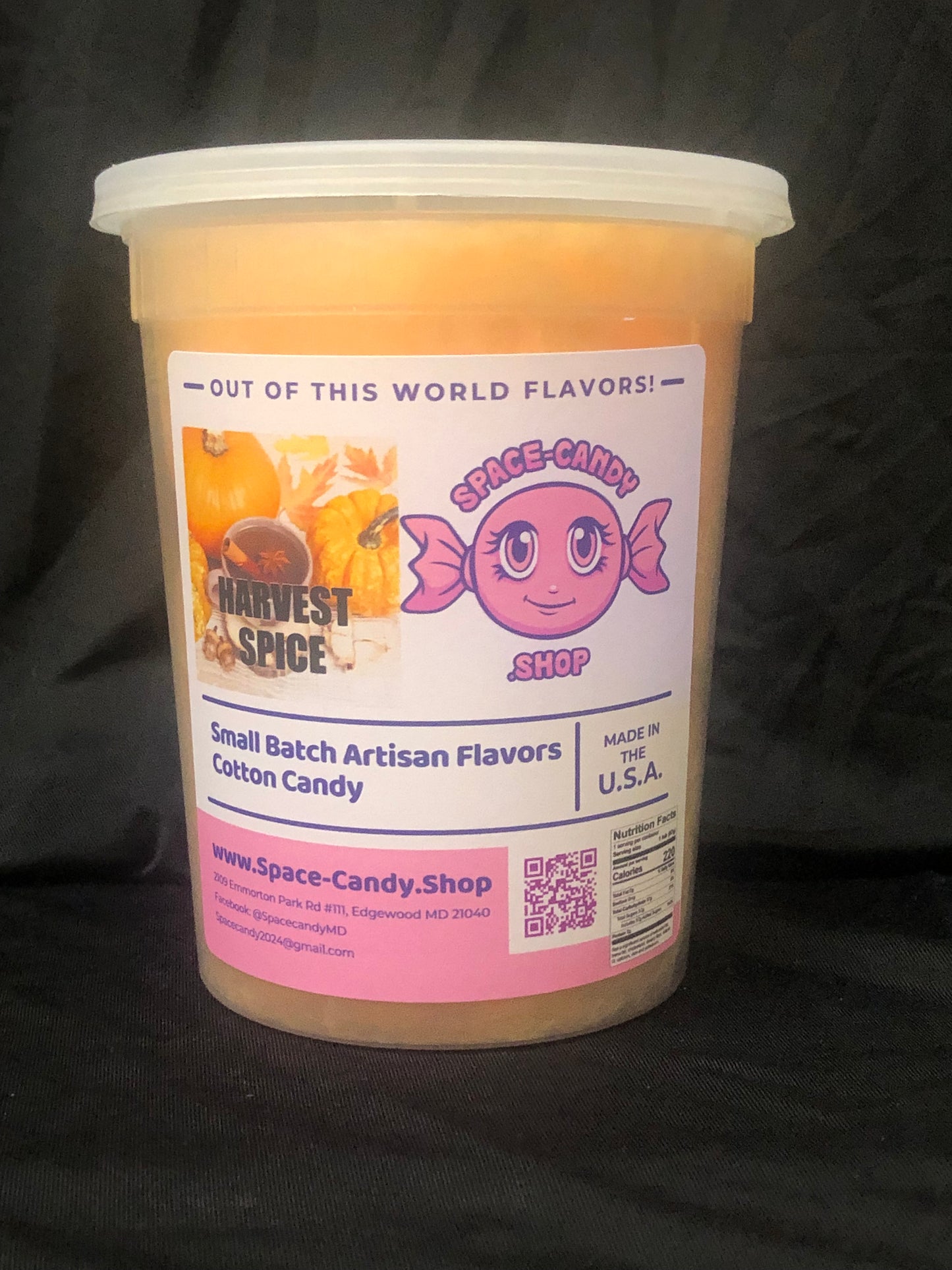 Harvest Spice Classic Cotton Candy 32 oz. Tub