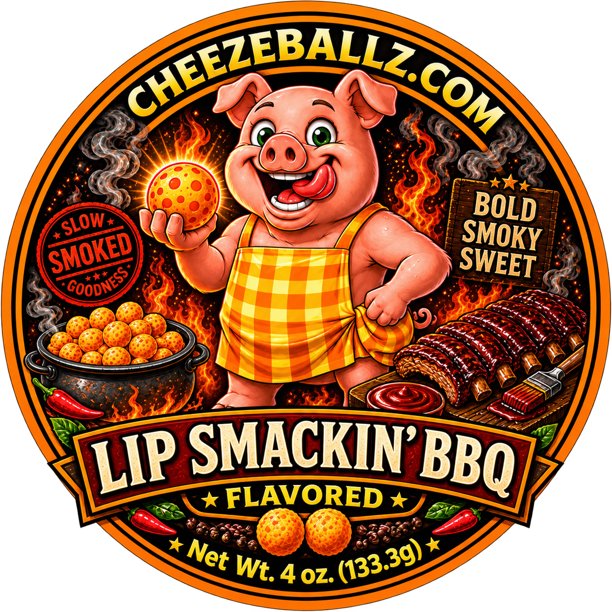 Cheeze Ballz Official 16 oz. Party Tub