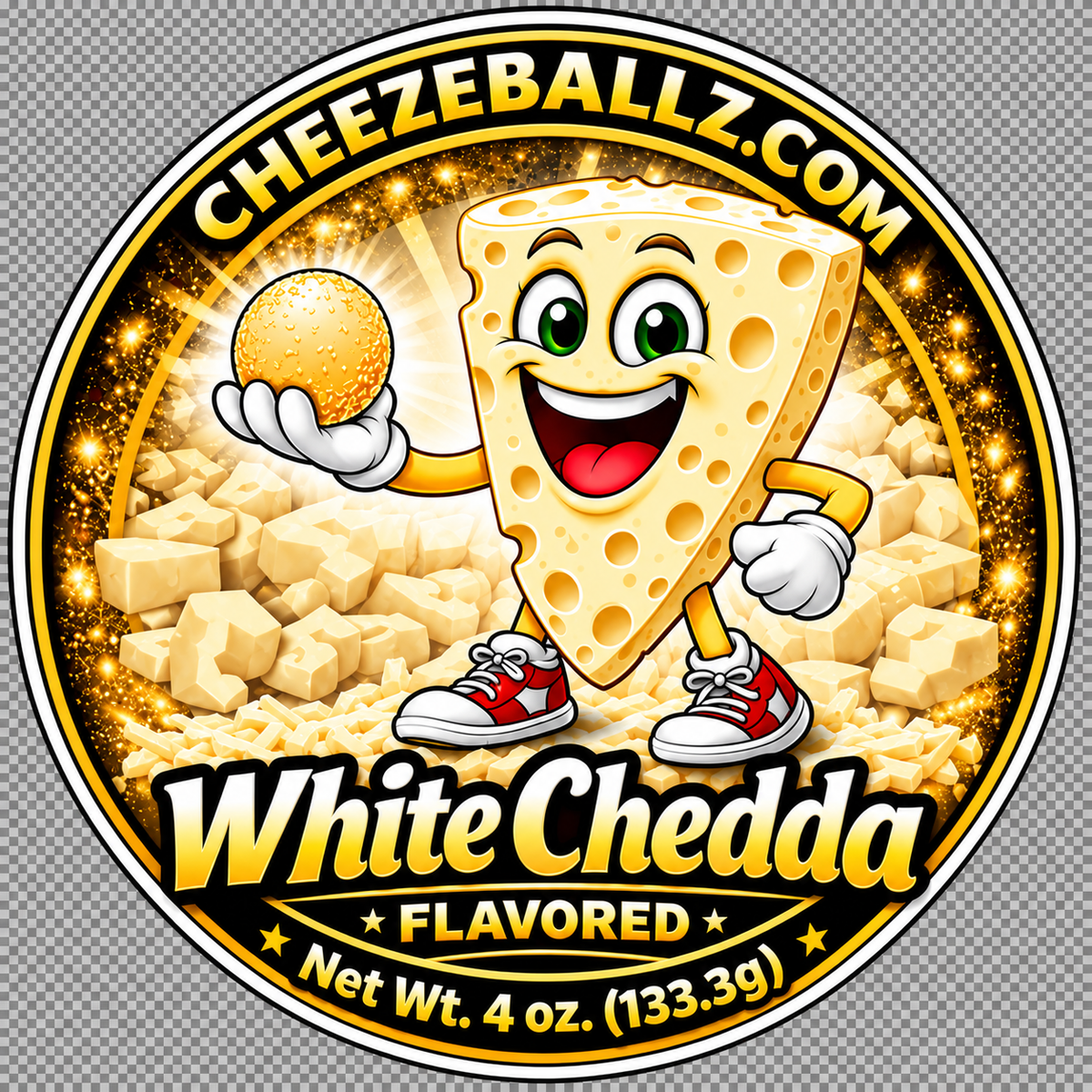 Cheeze Ballz Official 16 oz. Party Tub