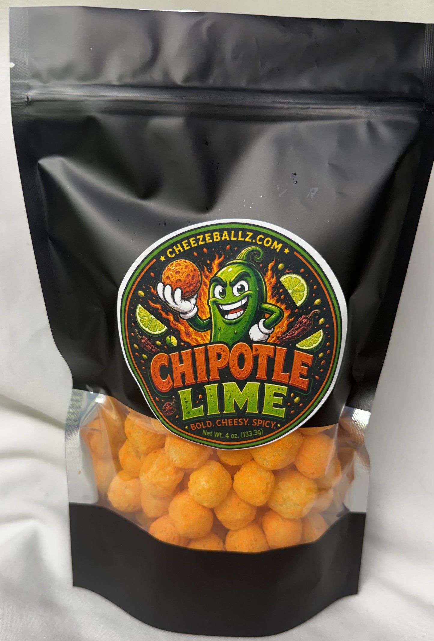 Chedda' Jalapeno - Gourmet Flavored Cheeze Balls - 4 oz. Pouch