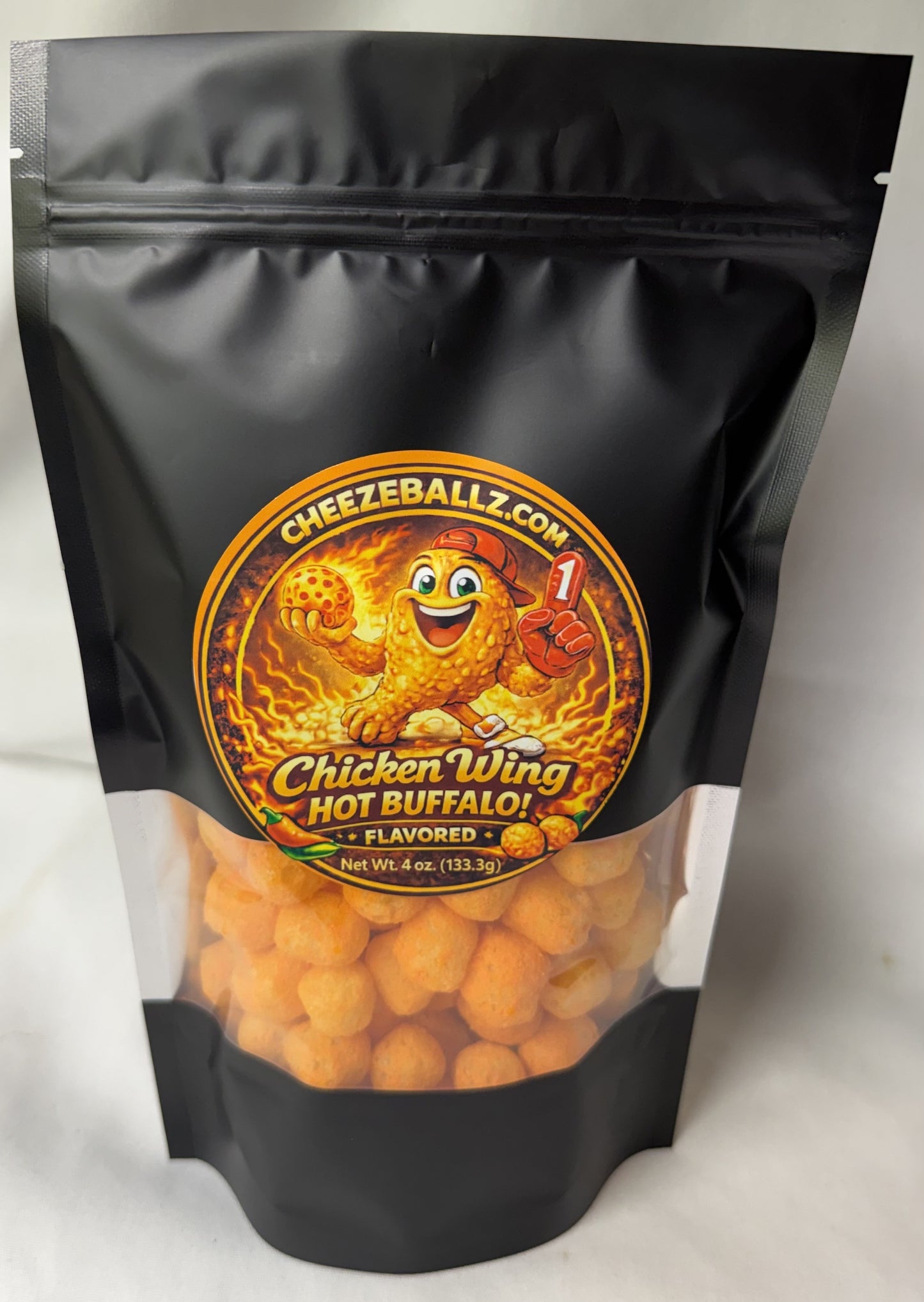 Chedda' Jalapeno - Gourmet Flavored Cheeze Balls - 4 oz. Pouch