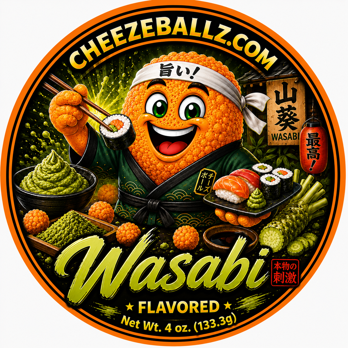 Cheeze Ballz Official 16 oz. Party Tub