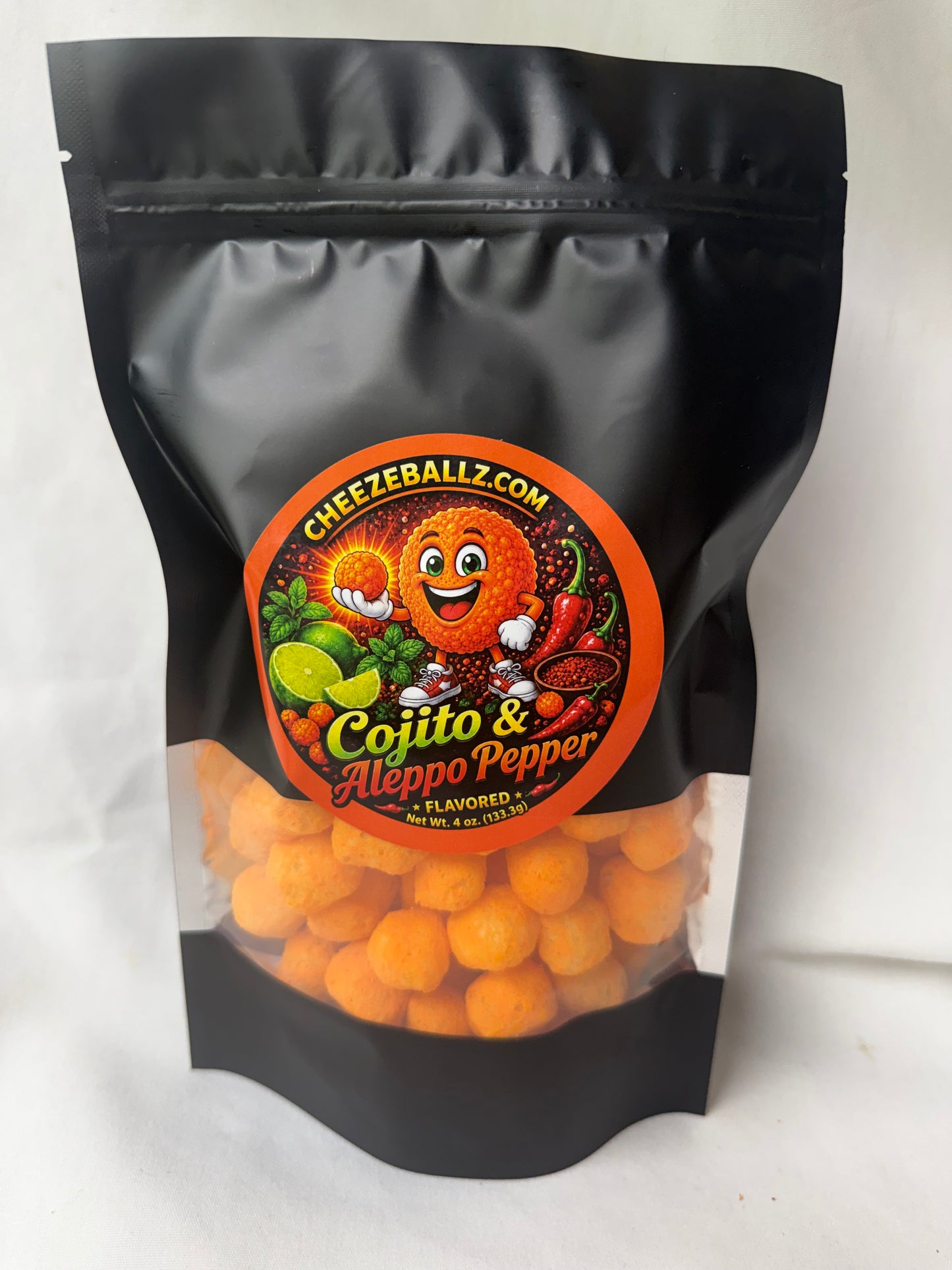 Chedda' Jalapeno - Gourmet Flavored Cheeze Balls - 4 oz. Pouch
