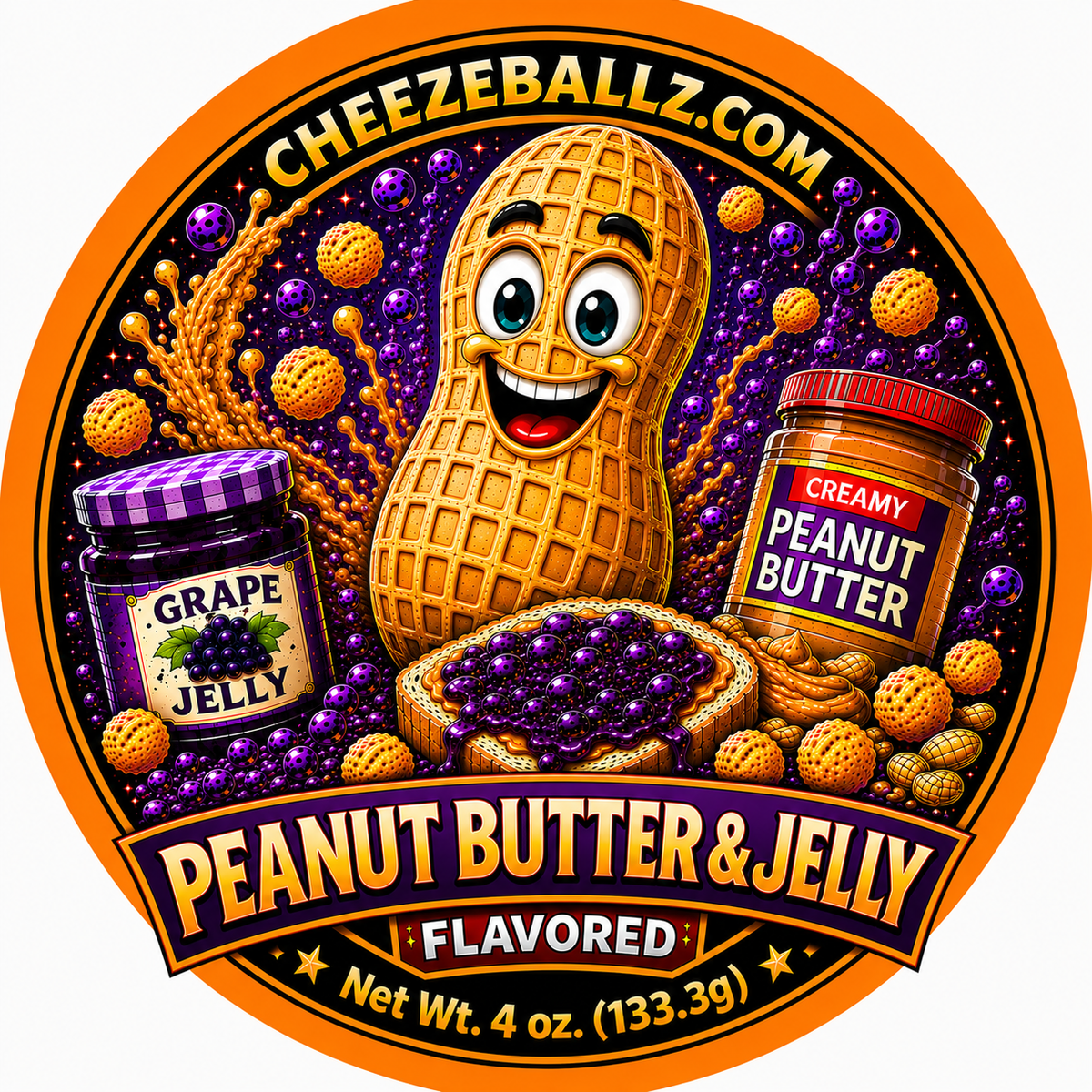 Cheeze Ballz Official 16 oz. Party Tub