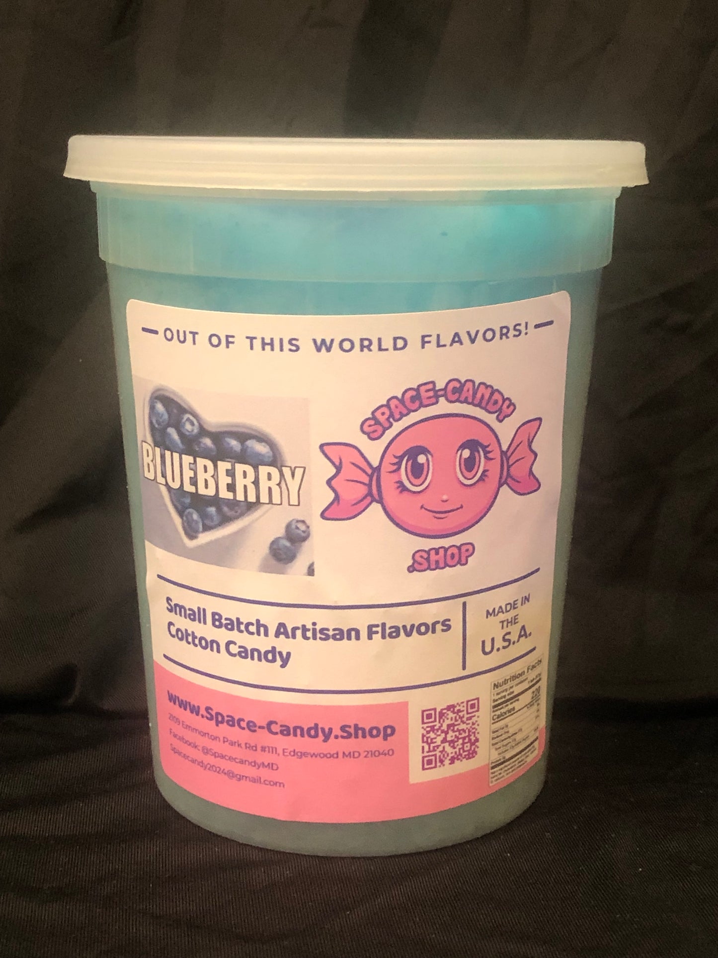 Banana Classic Cotton Candy 32 oz. Tub