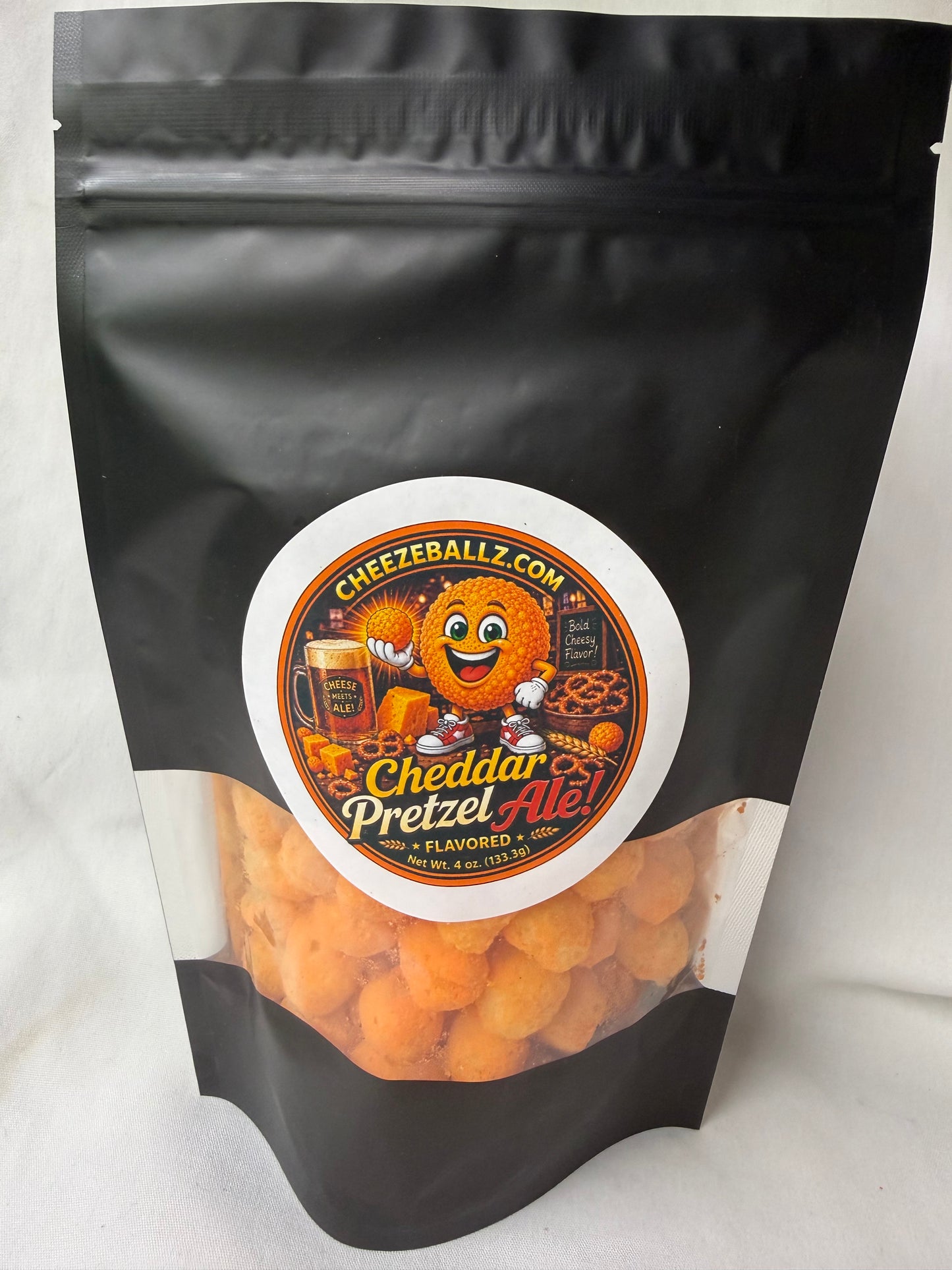 Chedda' Jalapeno - Gourmet Flavored Cheeze Balls - 4 oz. Pouch