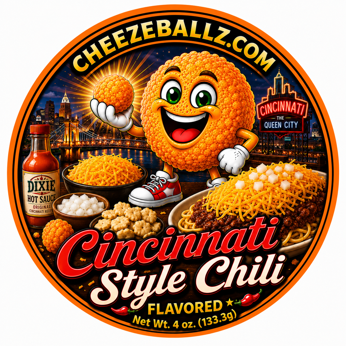 Cheeze Ballz Official 16 oz. Party Tub