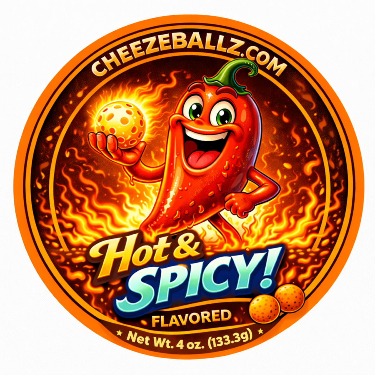Cheeze Ballz Official 16 oz. Party Tub