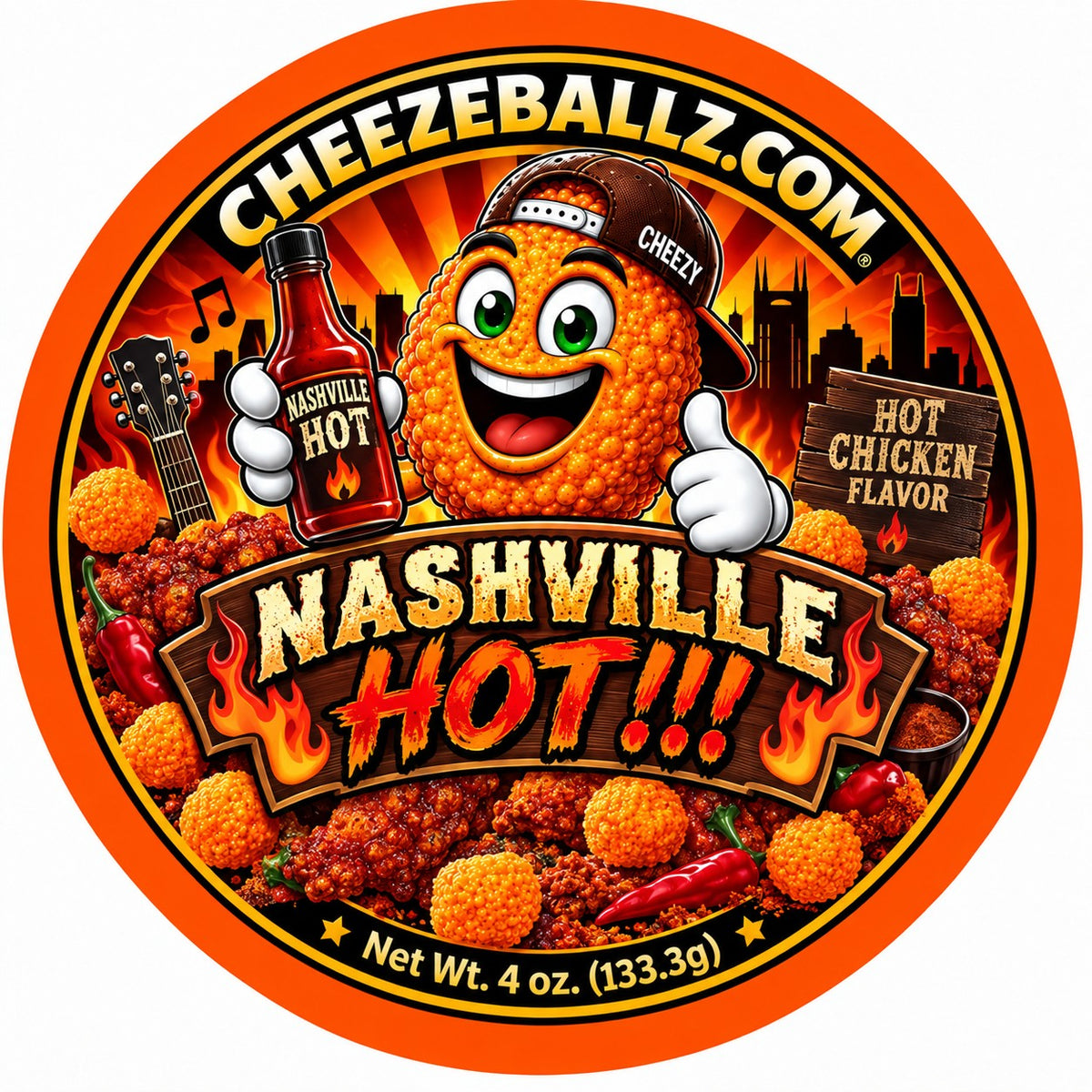 Cheeze Ballz Official 16 oz. Party Tub
