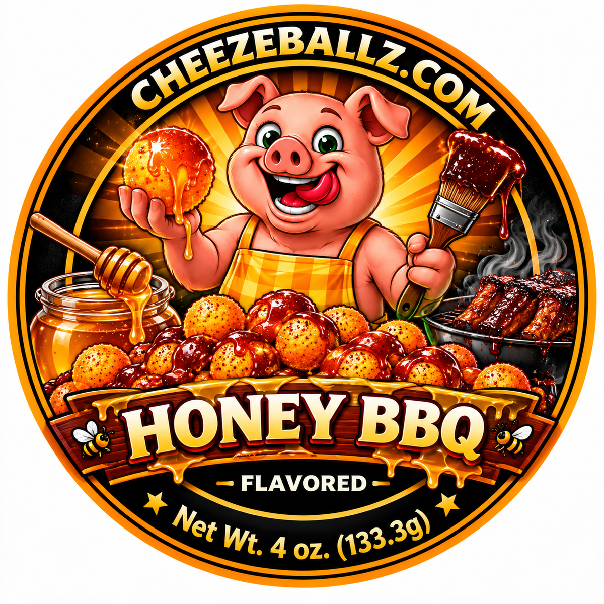 Cheeze Ballz Official 16 oz. Party Tub
