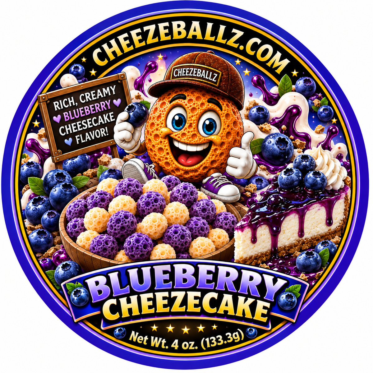 Cheeze Ballz Official 16 oz. Party Tub