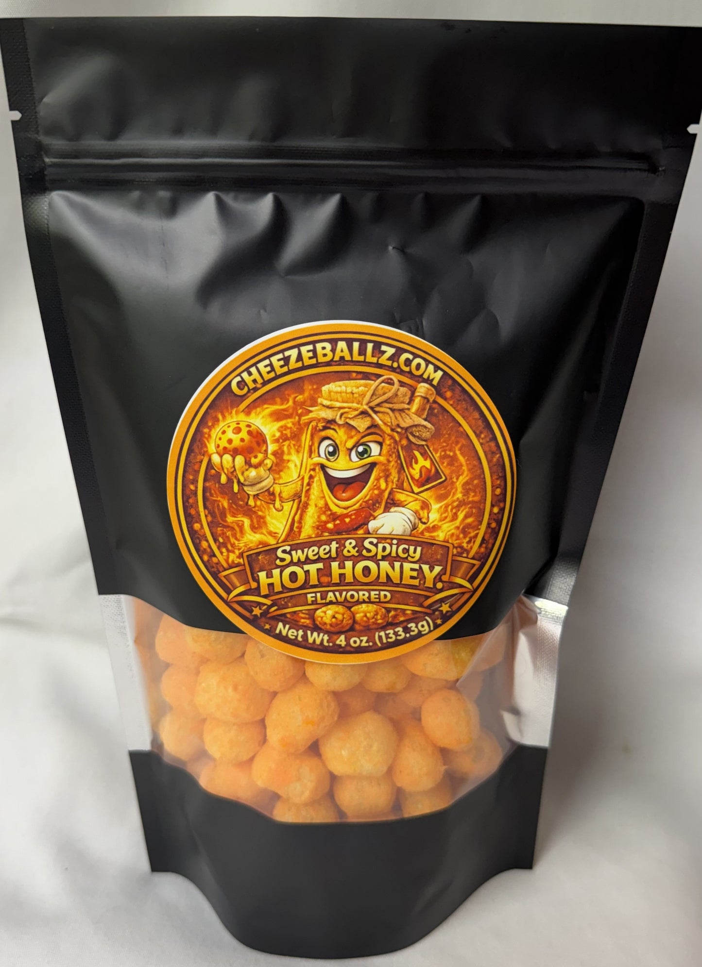 Chedda' Jalapeno - Gourmet Flavored Cheeze Balls - 4 oz. Pouch
