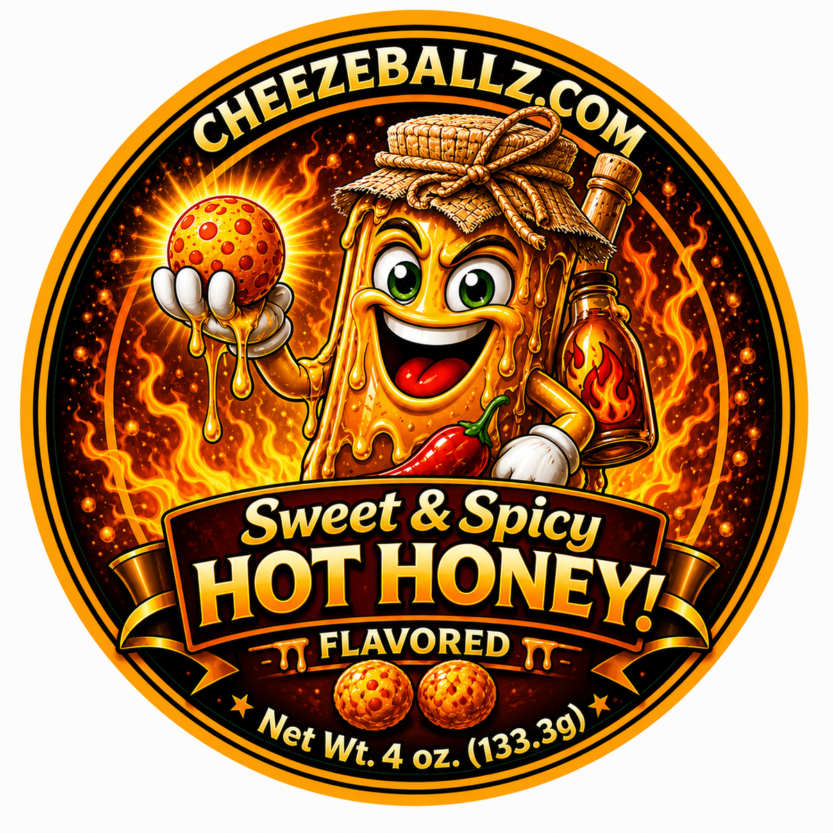 Cheeze Ballz Official 16 oz. Party Tub
