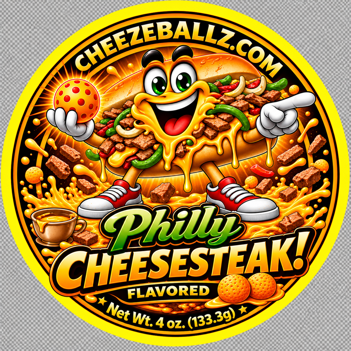 Cheeze Ballz Official 16 oz. Party Tub