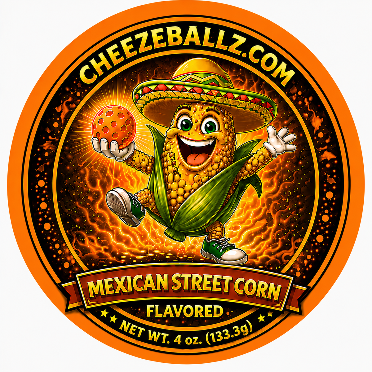 Cheeze Ballz Official 16 oz. Party Tub