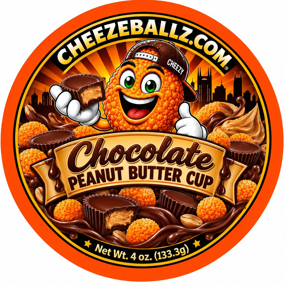 Apple Pie Flavored Gourmet Cheeze Ballz - 4oz. Pouch