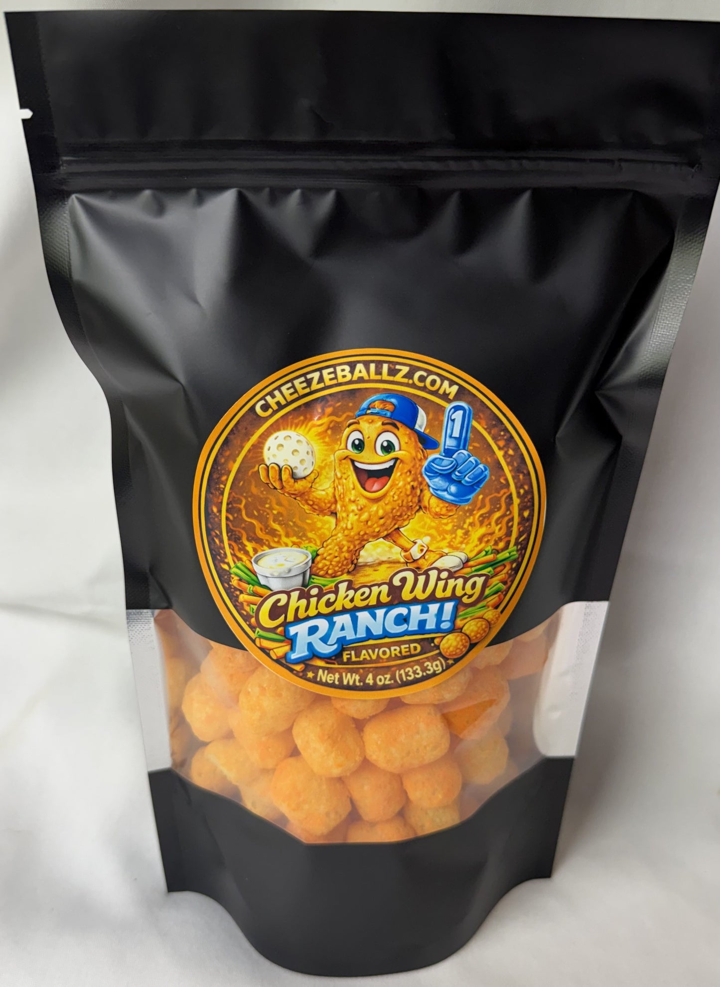 Churro (Cinnamon Sugar) - Gourmet Flavored Cheeze Balls - 4 oz. Pouch