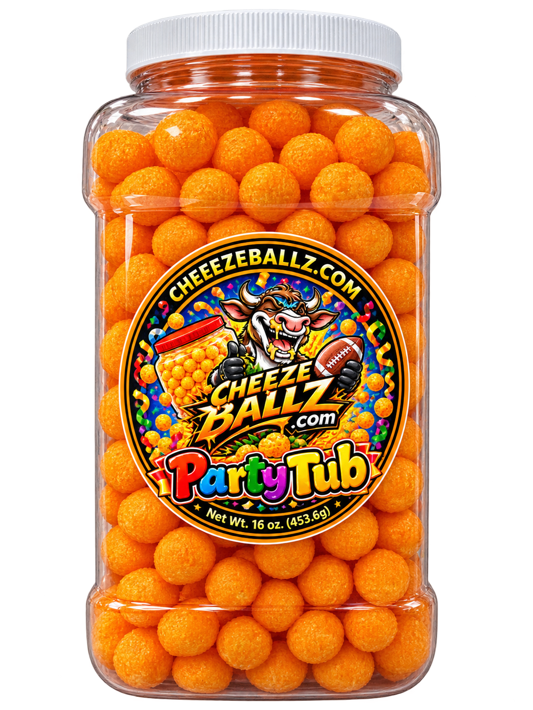 Cheeze Ballz Official 16 oz. Party Tub