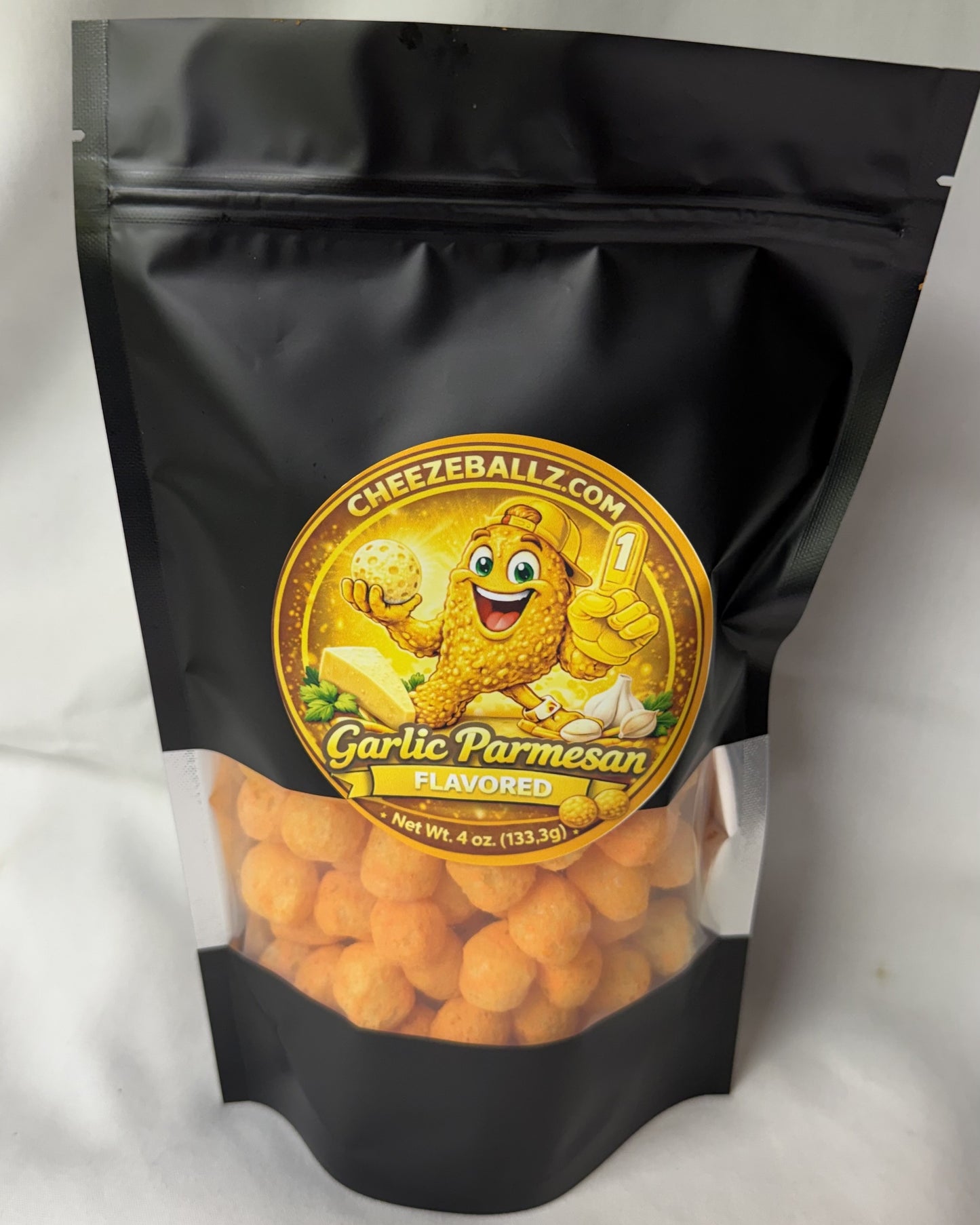 Churro (Cinnamon Sugar) - Gourmet Flavored Cheeze Balls - 4 oz. Pouch