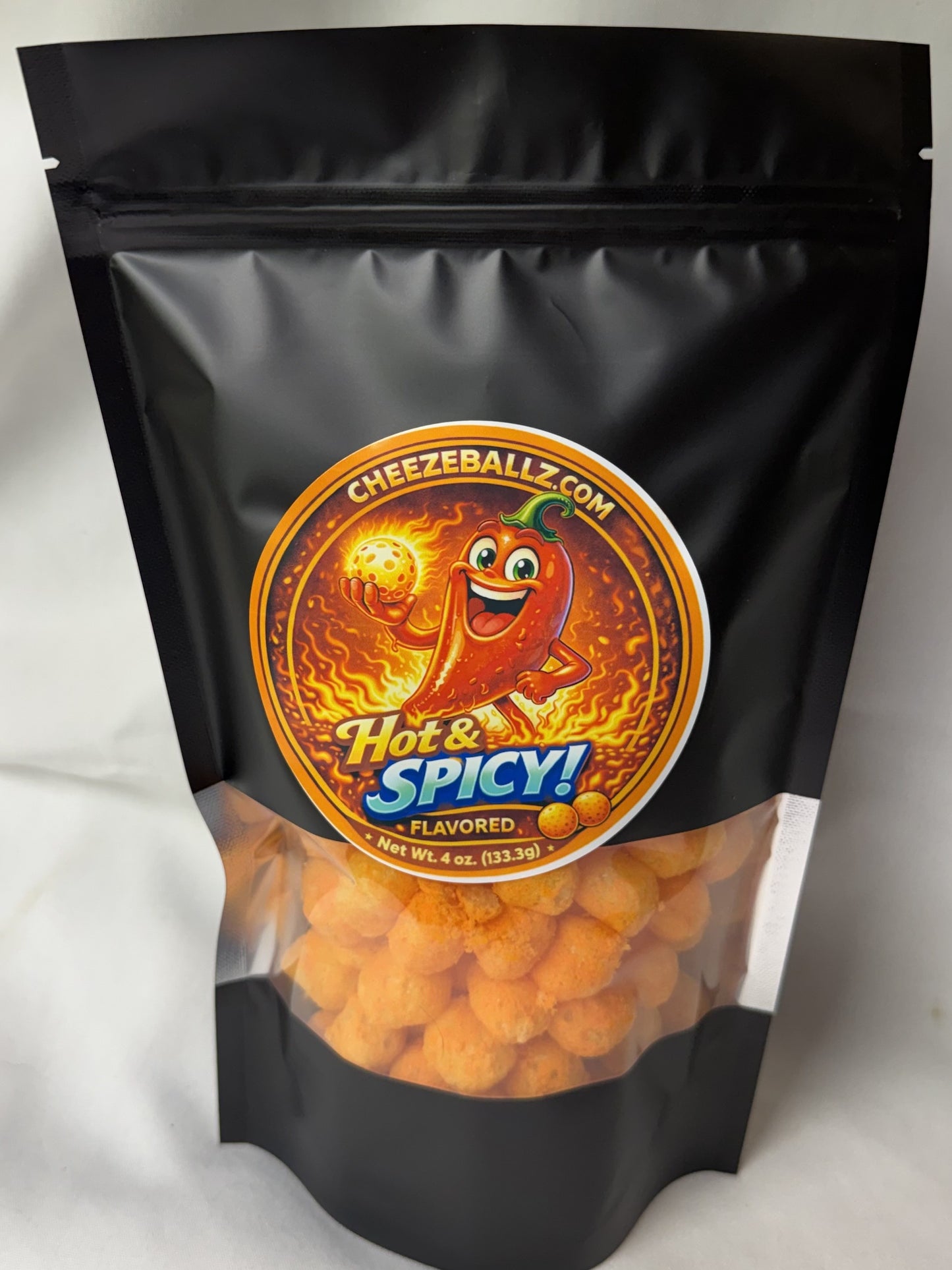 Churro (Cinnamon Sugar) - Gourmet Flavored Cheeze Balls - 4 oz. Pouch