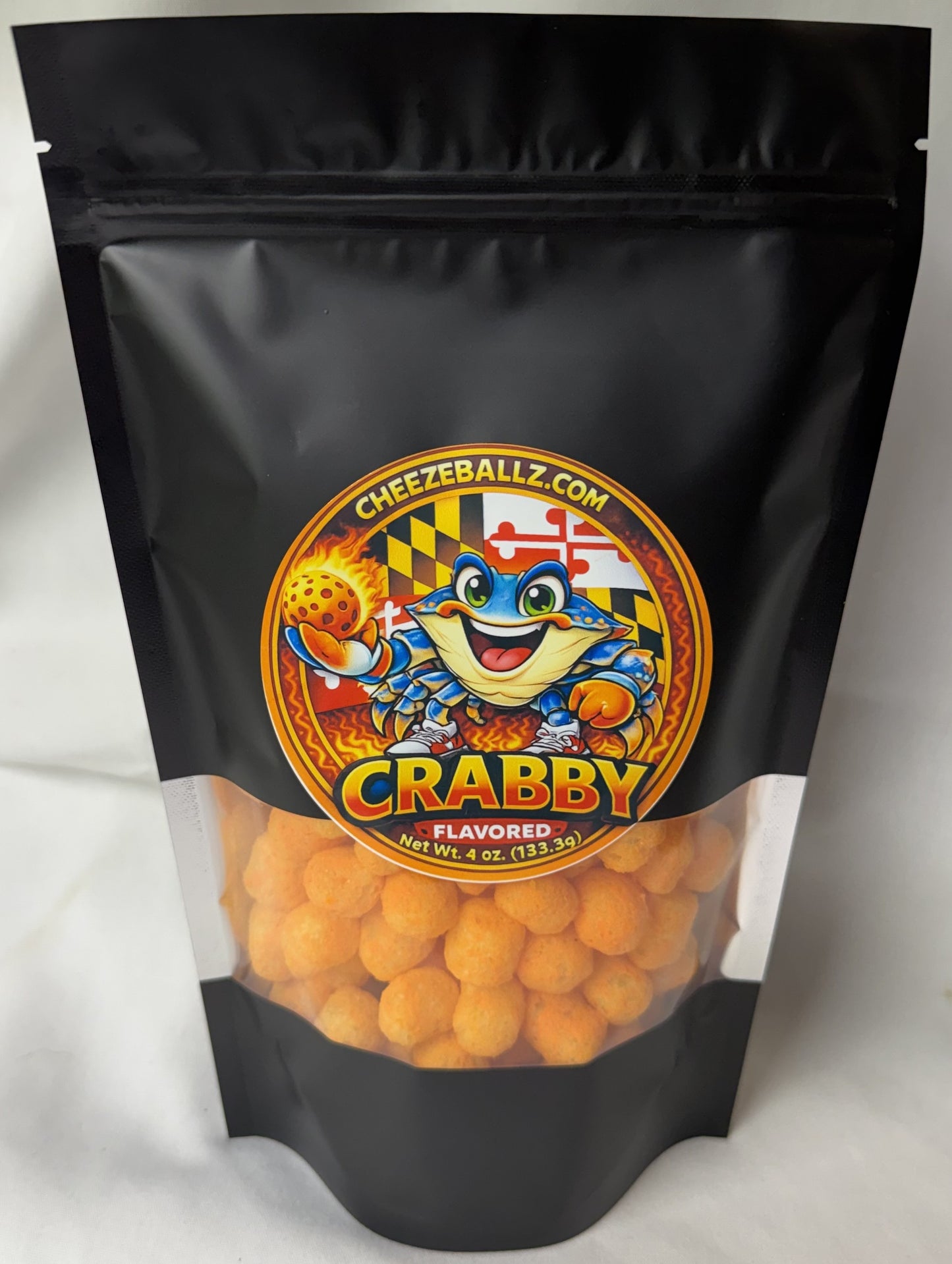 Chicken Wing Ranch - Gourmet Flavored Cheeze Balls - 4 oz. Pouch