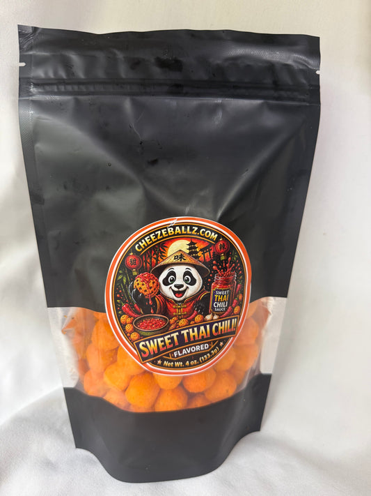 Sweet Thai Chili - Gourmet Flavored Cheeze Balls - 4 oz. Pouch