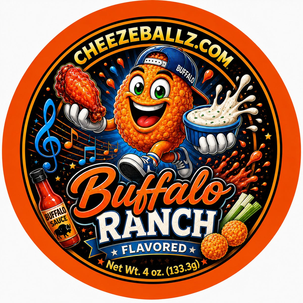 Apple Pie Flavored Gourmet Cheeze Ballz - 4oz. Pouch