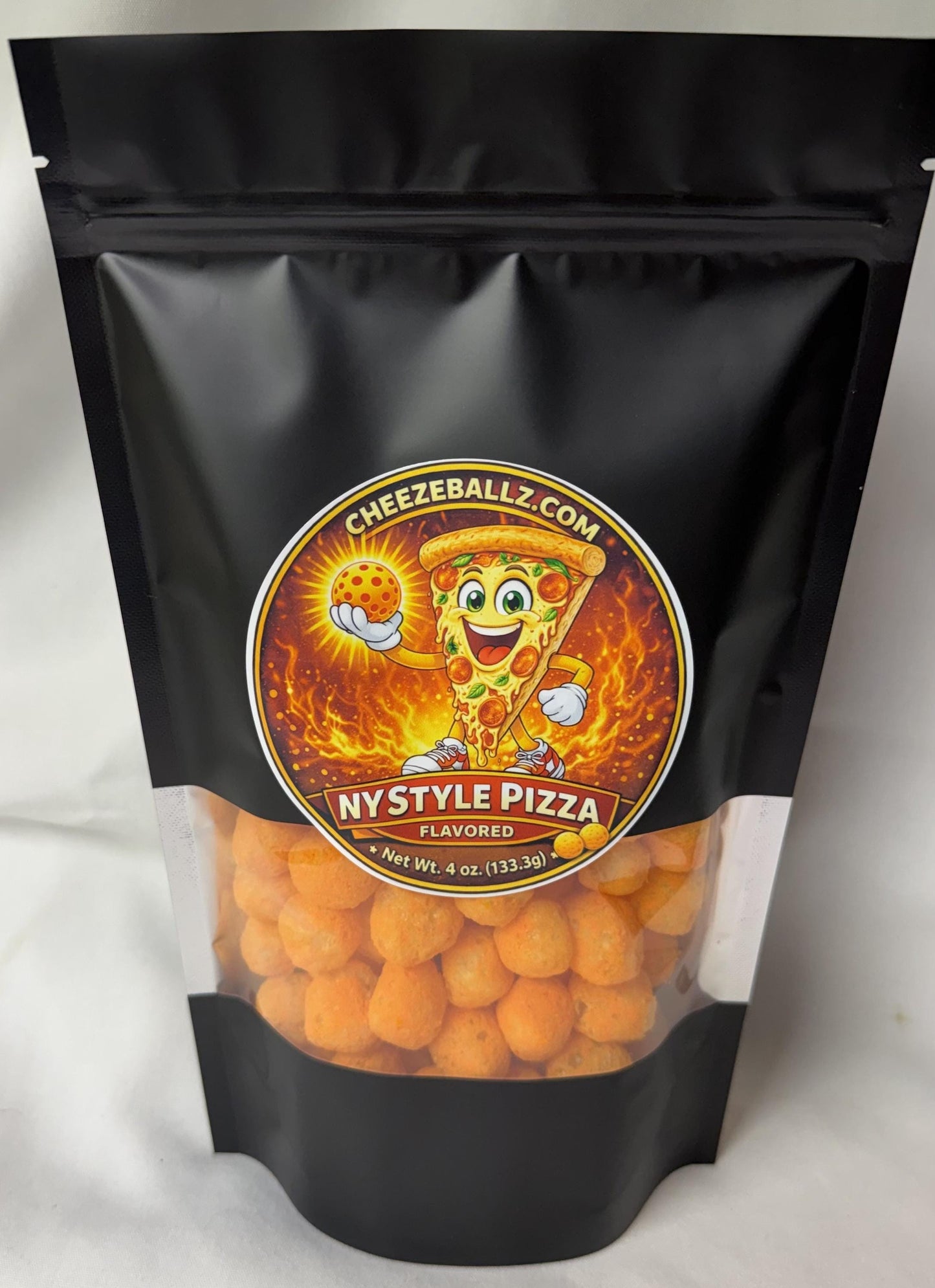 New York Style Pizza Flavored Gourmet Cheeze Ballz - 4oz. Pouch